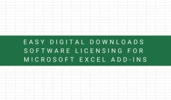 EDD Software Licensing for Microsoft Excel Add-In