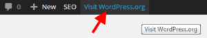 Custom shortcuts in WordPress admin bar
